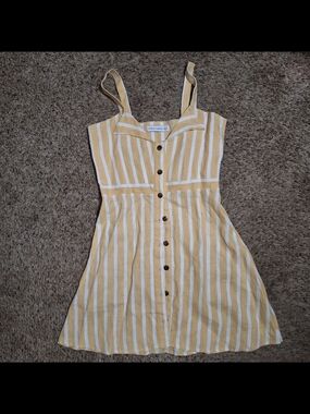 faithfull the brand annibelis mini dress Faithfull the Brand | Dresses | Faithfulthe Brand Annibelis Linen Mini Dress  Lilac Puff Sleeves Size Small